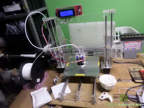 Impresora 3D RepRap Prusa I3 2015 Acrilico Transparente Guadalajara Mexico